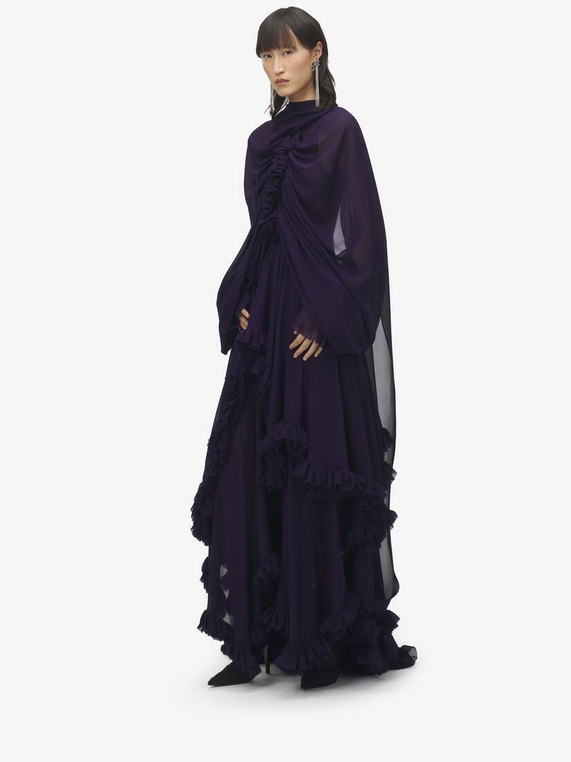 Draped Evening Dress