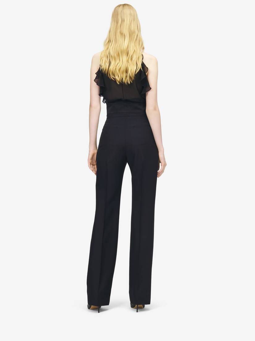 High-waisted Tailored Trousers