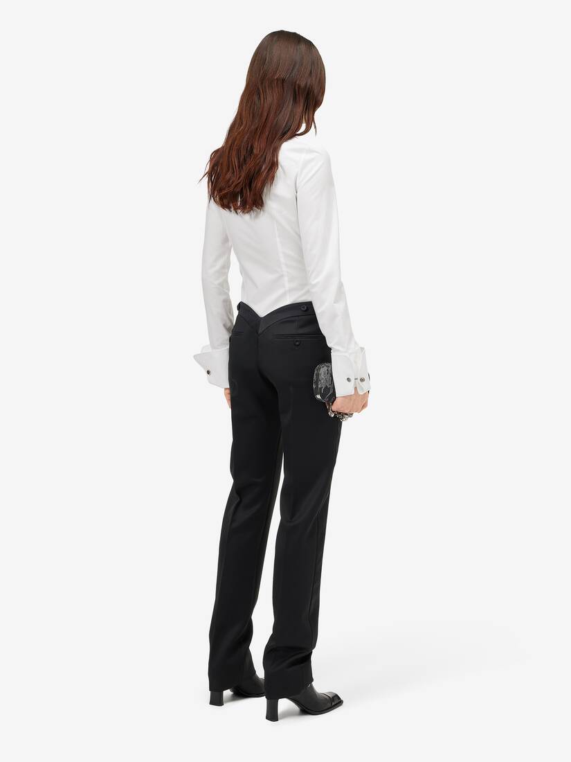 Chemise de smoking rayée | Alexander McQueen - image 4