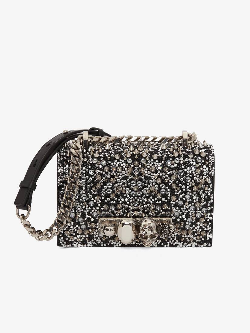 Borsa Jewelled Satchel Mini con cristalli | Alexander McQueen - image 1