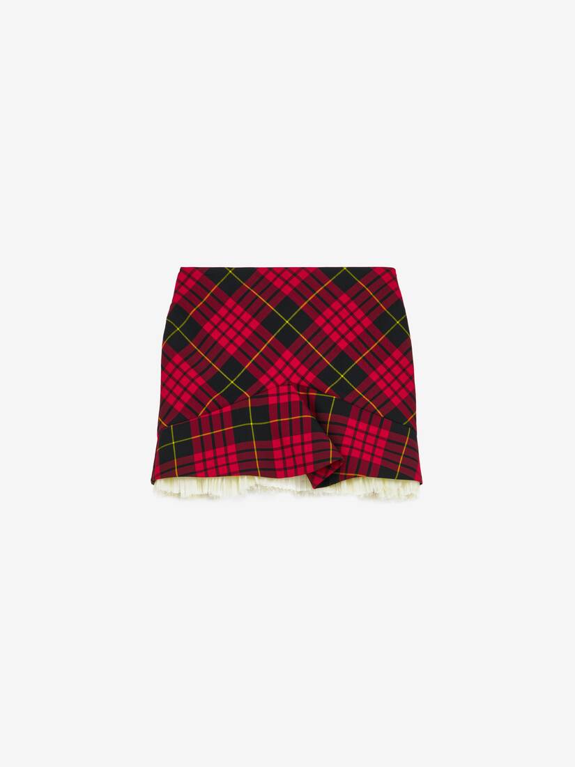 MacQueen Tartan Kickback Mini-Rock | Alexander McQueen - image 1
