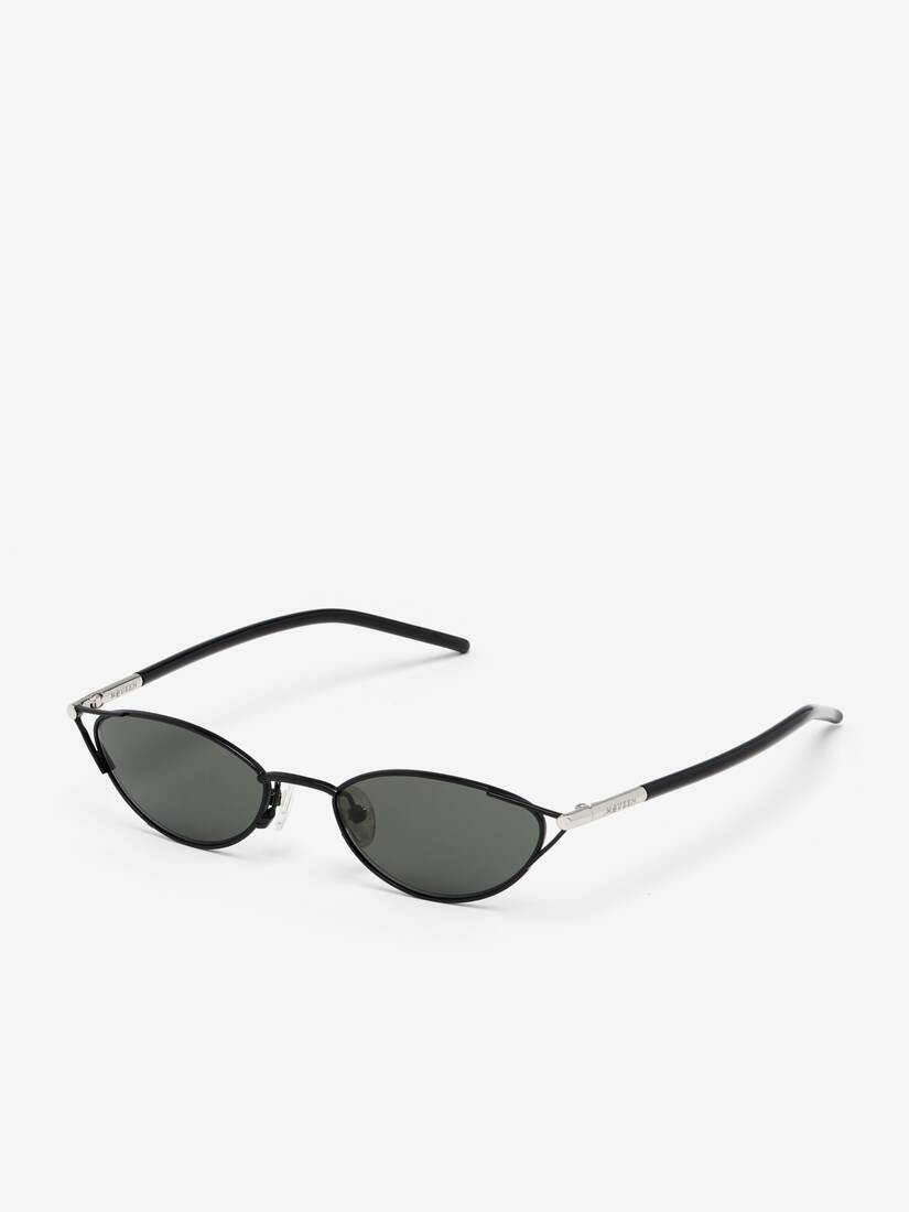 T-Bar流畅猫眼框太阳眼镜 | Alexander McQueen - image 2