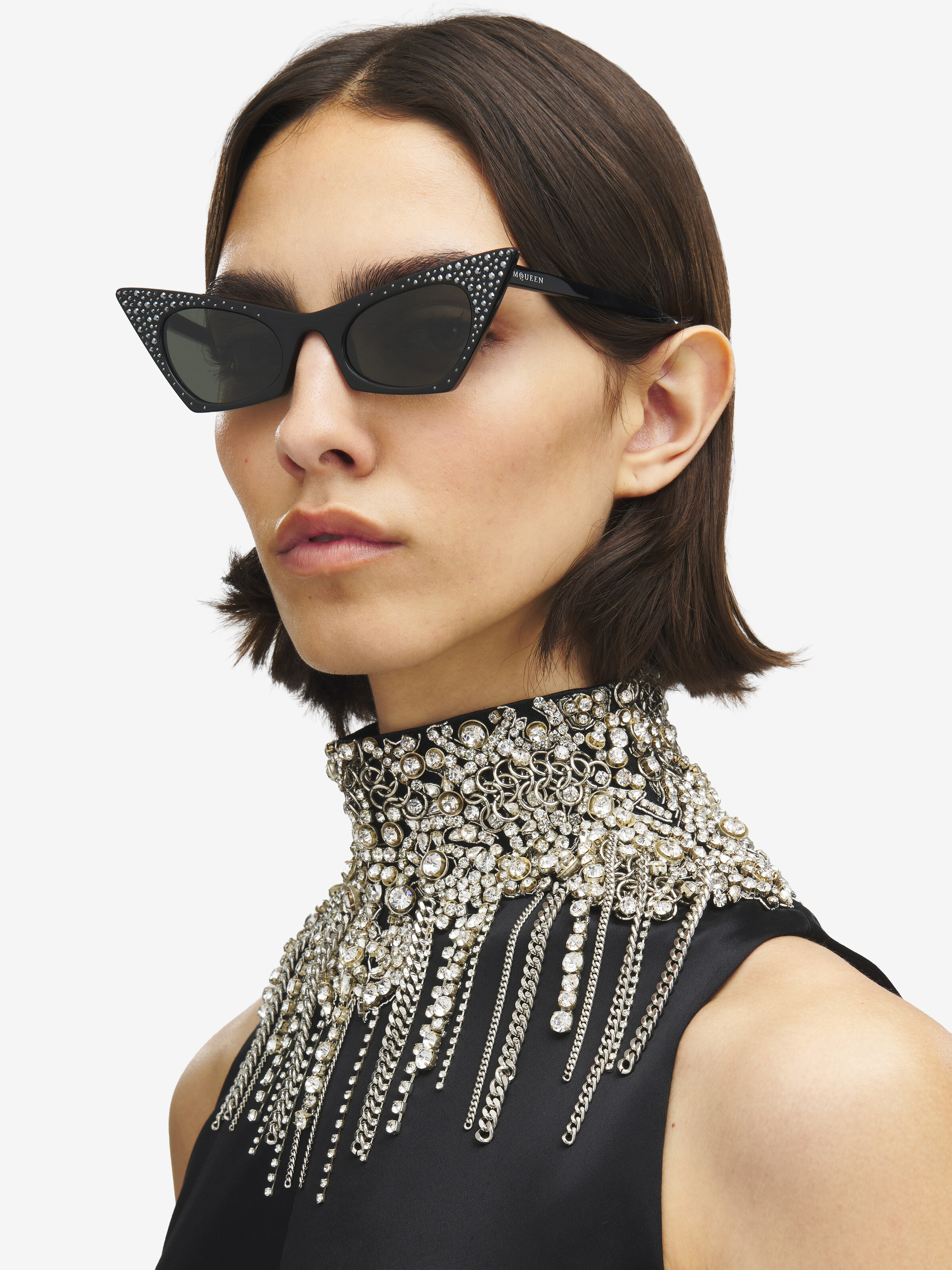 Spike Cat-eye Sunglasses