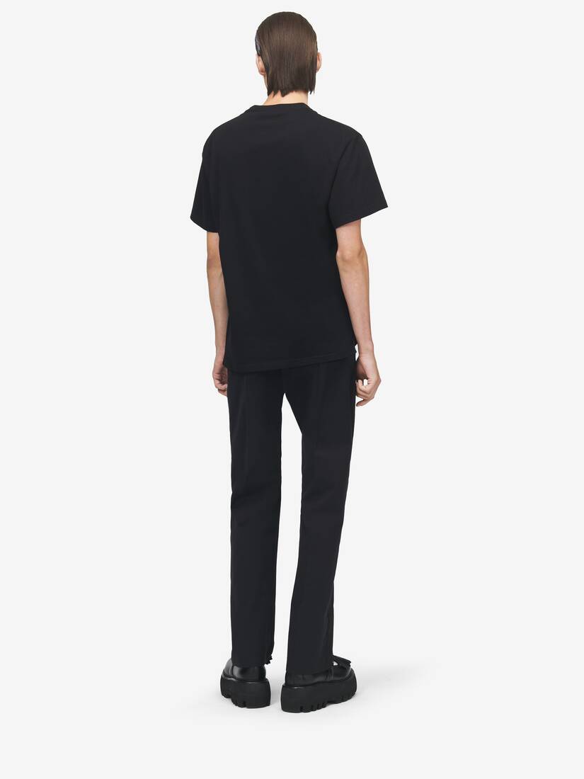 Lace Ribcage T-shirt | Alexander McQueen - image 4