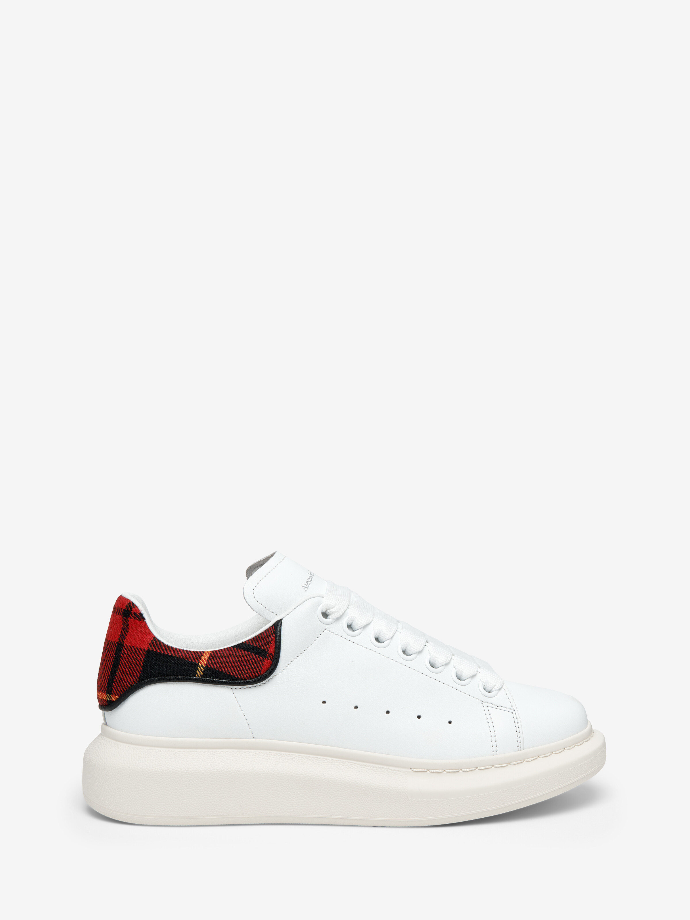 Oversized-Sneaker für Damen in Weiss/Rot in Kalb Leder | Alexander McQueen - image 1