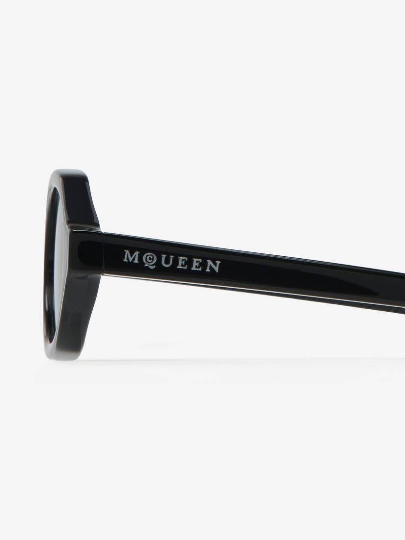 几何椭圆框太阳眼镜 | Alexander McQueen - image 5