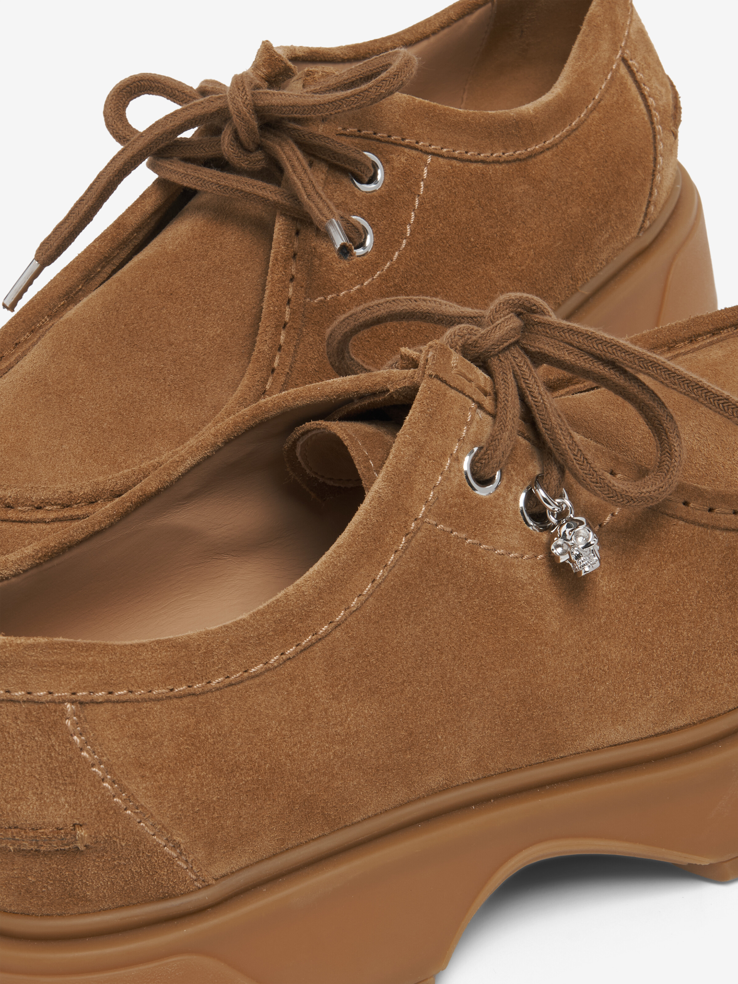 Men's Rover Shoe in Tan in Calf Leather | Alexander McQueen - image 5