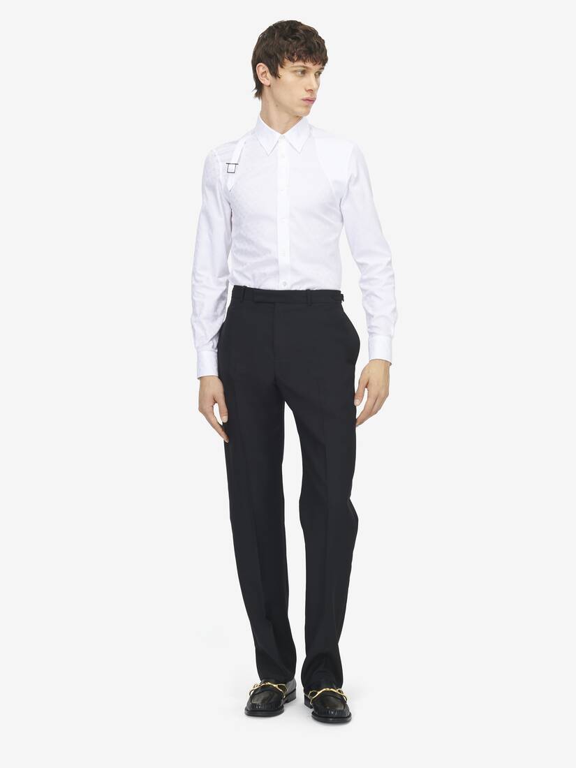 Wool Mohair Tailored Trousers | Alexander McQueen - image 2