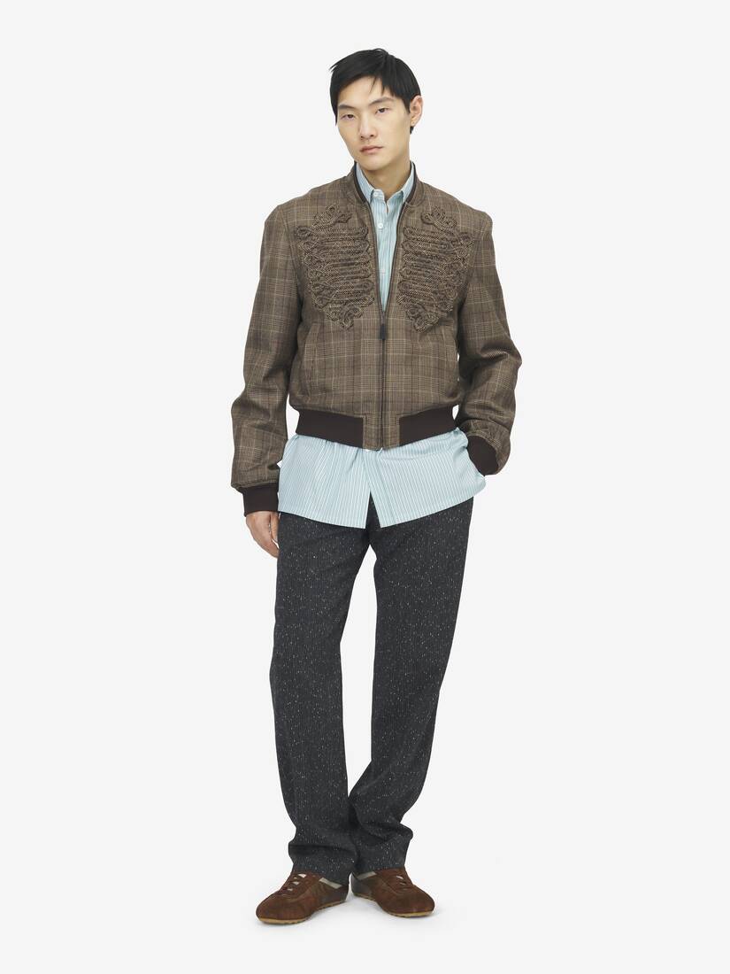 Blouson aviateur à carreaux Prince-de-Galles | Alexander McQueen - image 2
