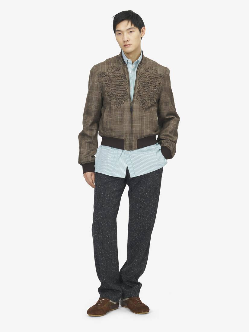Prince Of Wales Check Bomber Jacket | Alexander McQueen - image 2