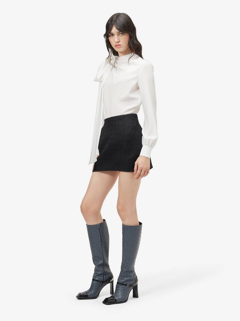 Bluse mit Schulterschleife | Alexander McQueen - image 3