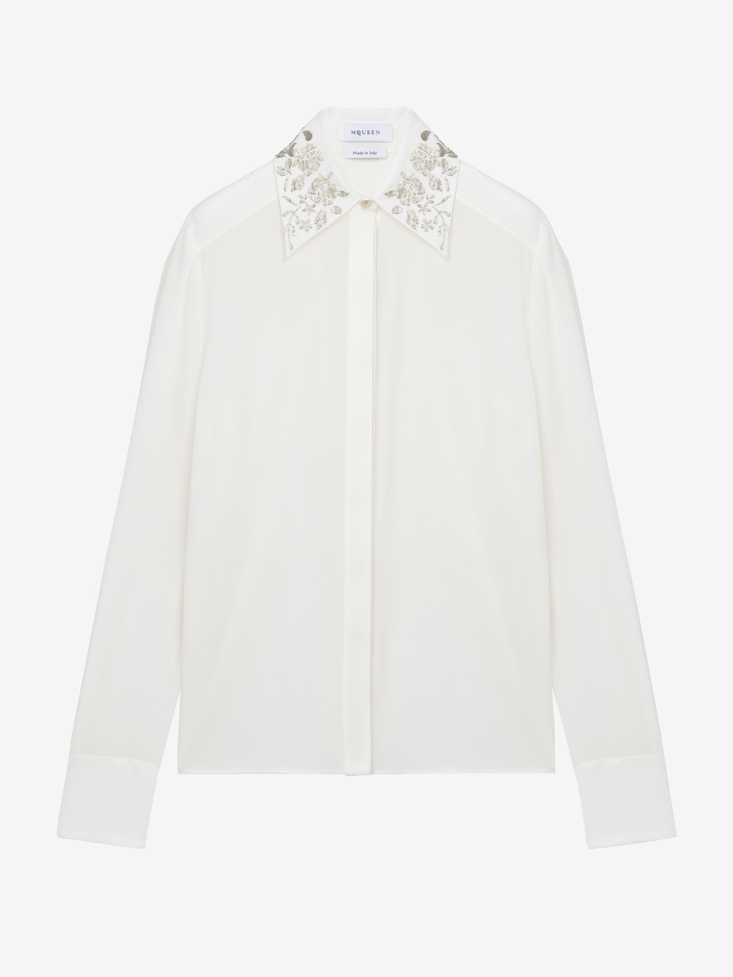 Floral Embroidery Shirt