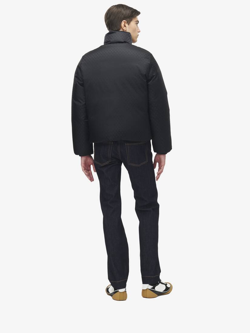 Skull Jacquard Puffer Jacket | Alexander McQueen - image 3