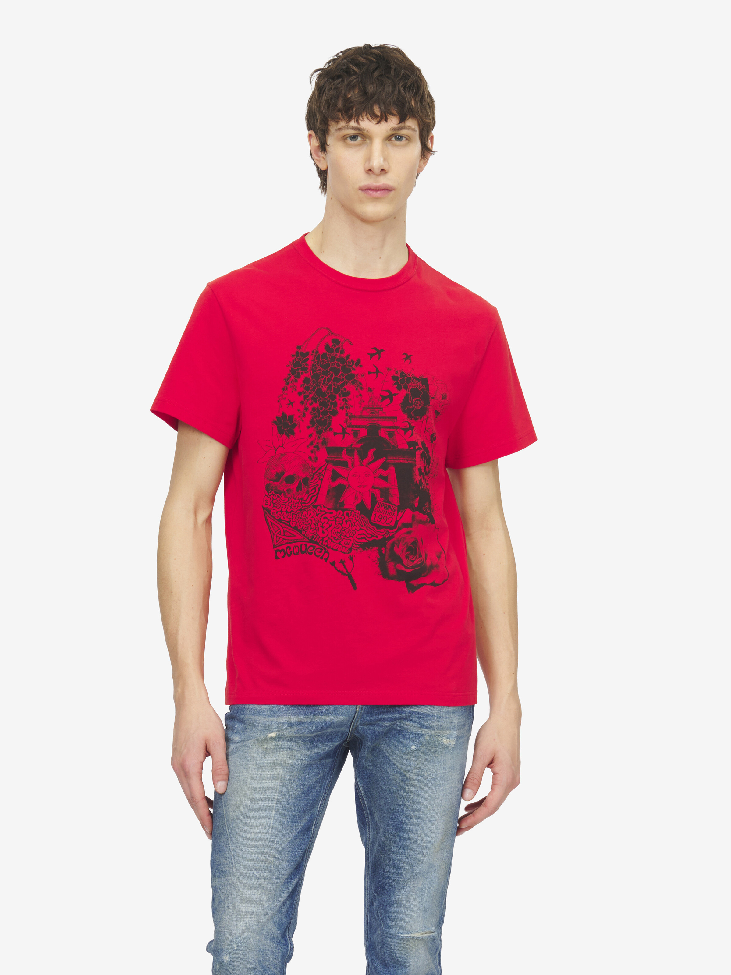 Fanzine印花T恤 in 100% 棉 | Alexander McQueen - image 5