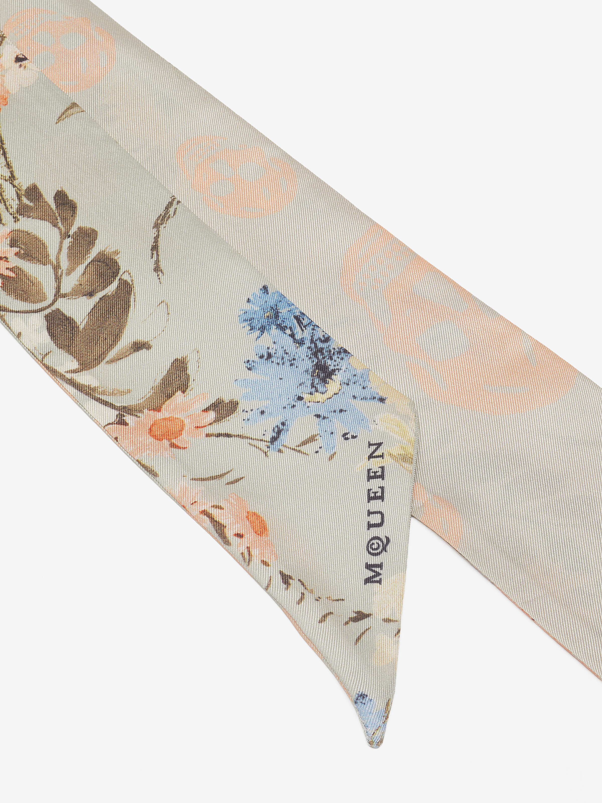 Ribbon Wallpaper Floral Scarf