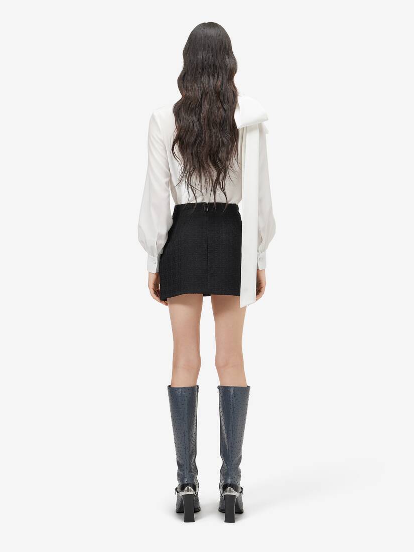 Bluse mit Schulterschleife | Alexander McQueen - image 4