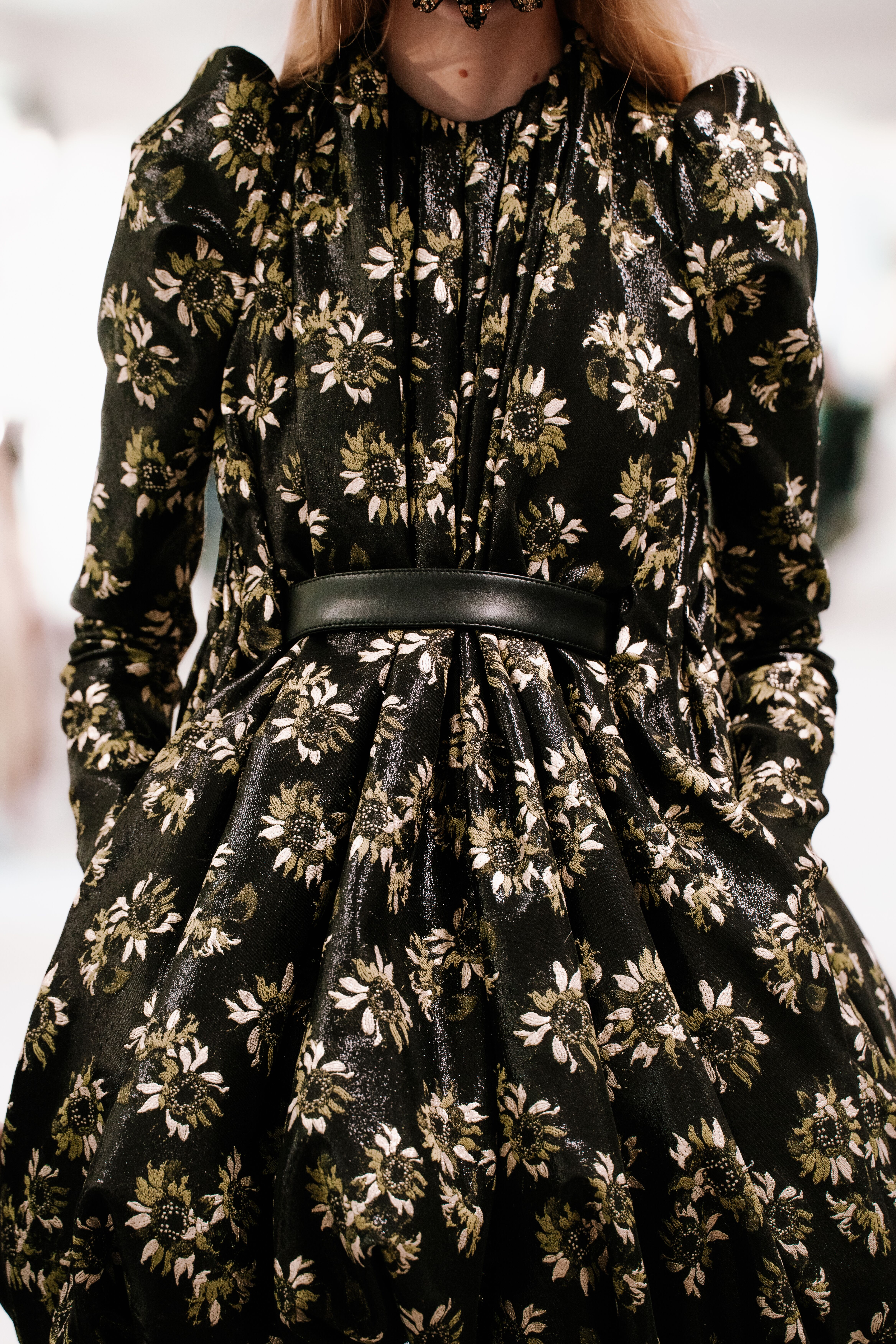 Model in fitting for McQueen Autumn Winter 2025 show