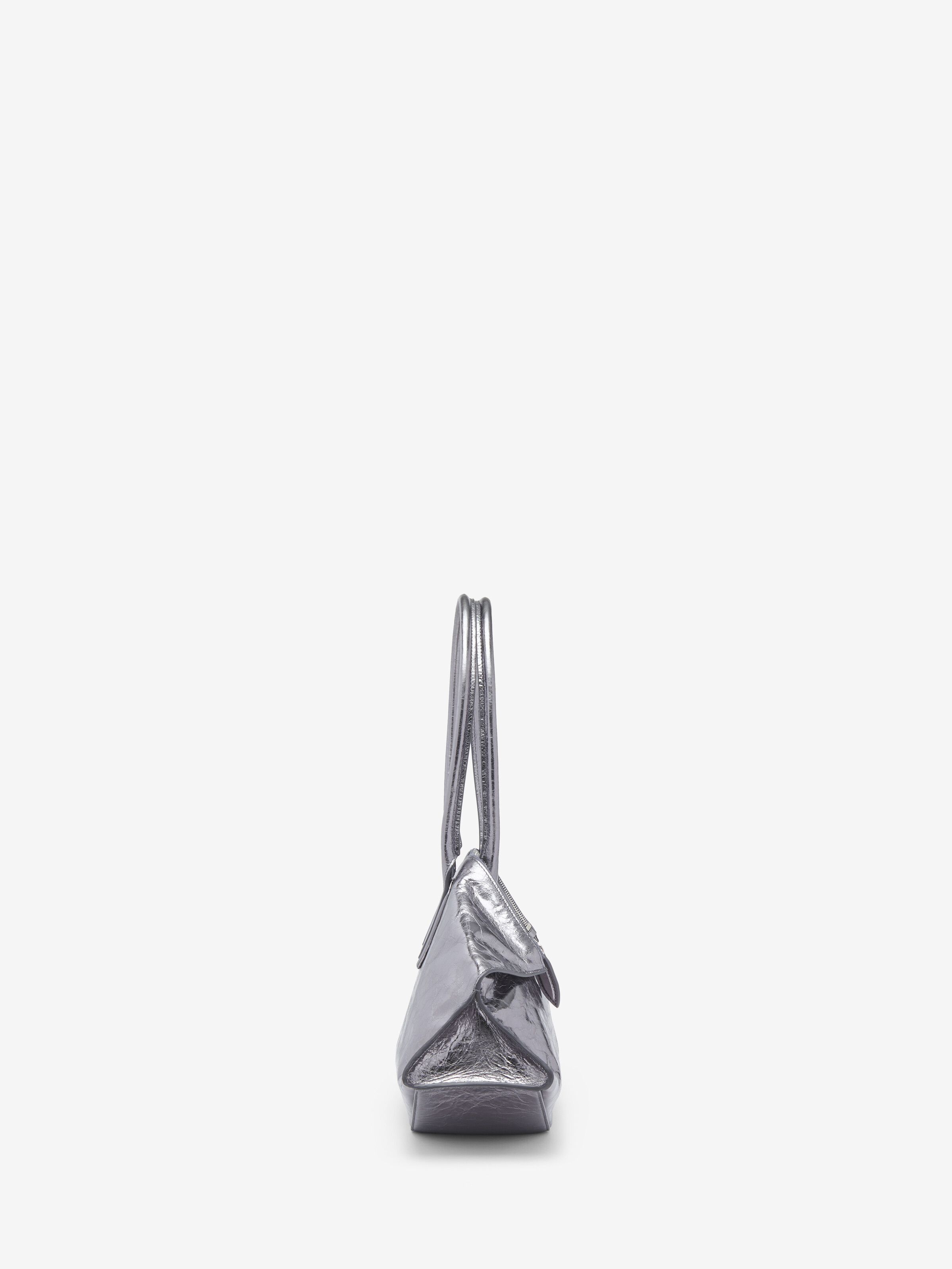 Sac Manta pour Femme en Argent Foncé in Cuir de veau | Alexander McQueen - image 2