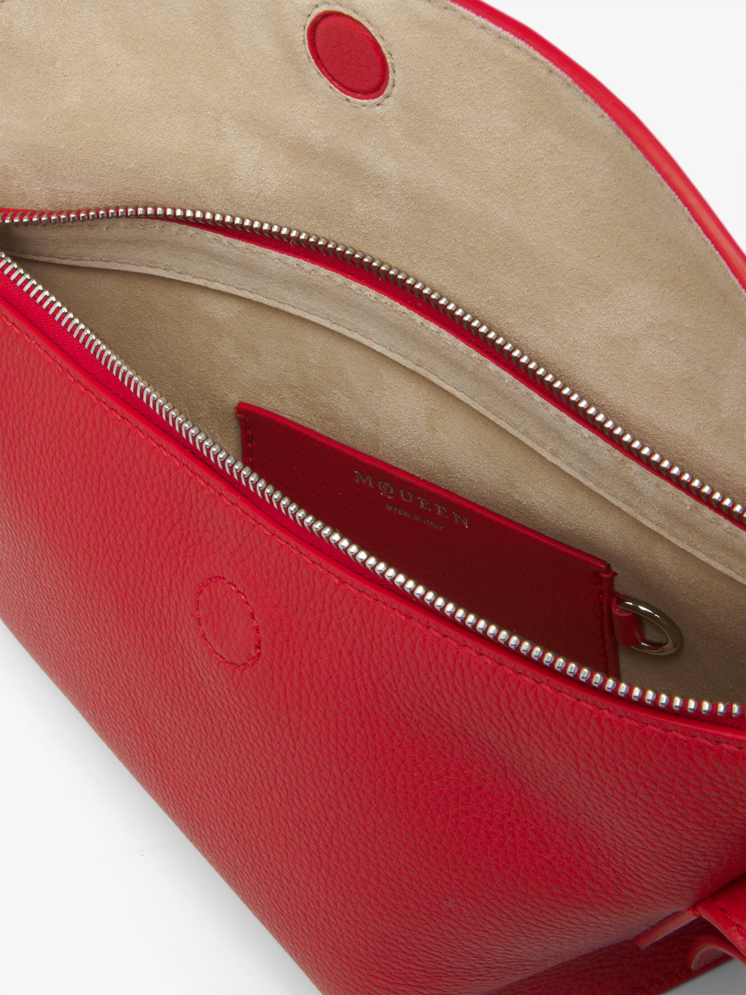 Sac T-Bar Sling en Bleu Ciel in Cuir de veau | Alexander McQueen - image 5