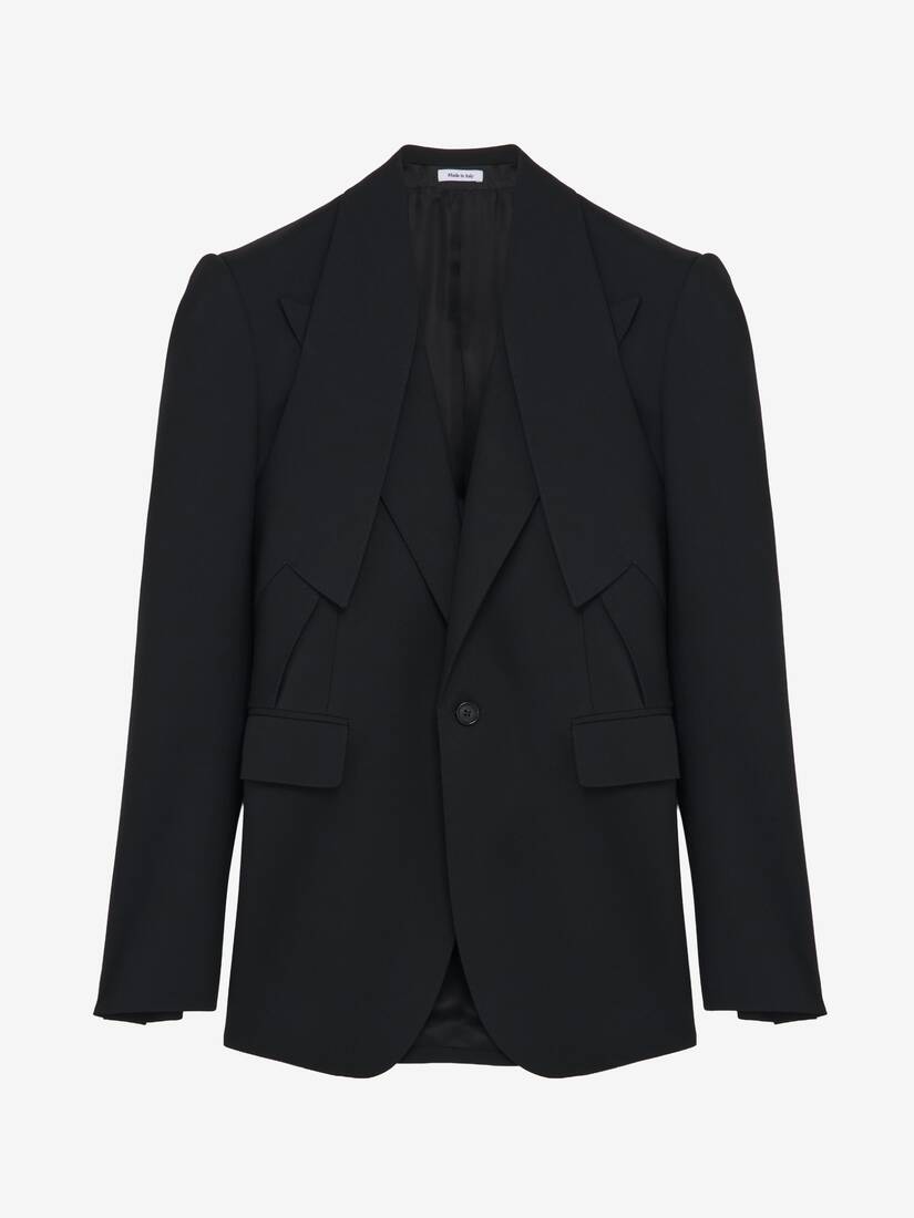 反领单排扣夹克 | Alexander McQueen - image 1