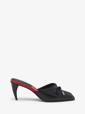 alexander mcqueen グラディエーターハイヒール　37ハーフ Women's Lexie Mule in Black | McQueen US
