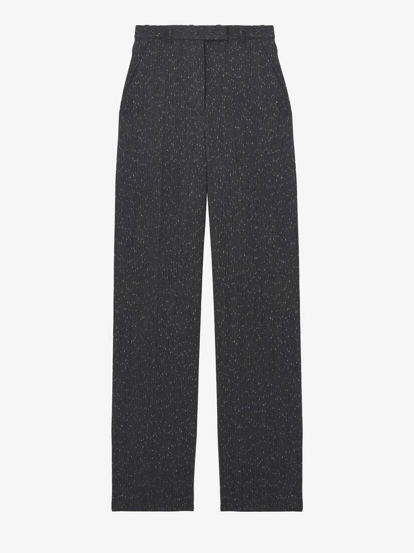 Pantalon à fines rayures mouchetées | Alexander McQueen - image 1
