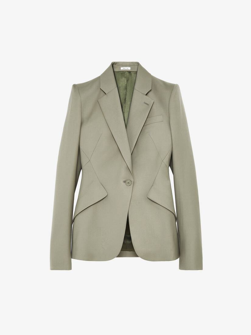 Wool Gabardine Single-breasted Jacket | Alexander McQueen - image 1