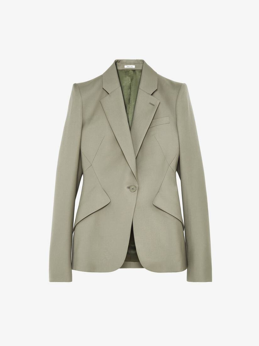 Wool Gabardine Single-breasted Jacket | Alexander McQueen - image 1