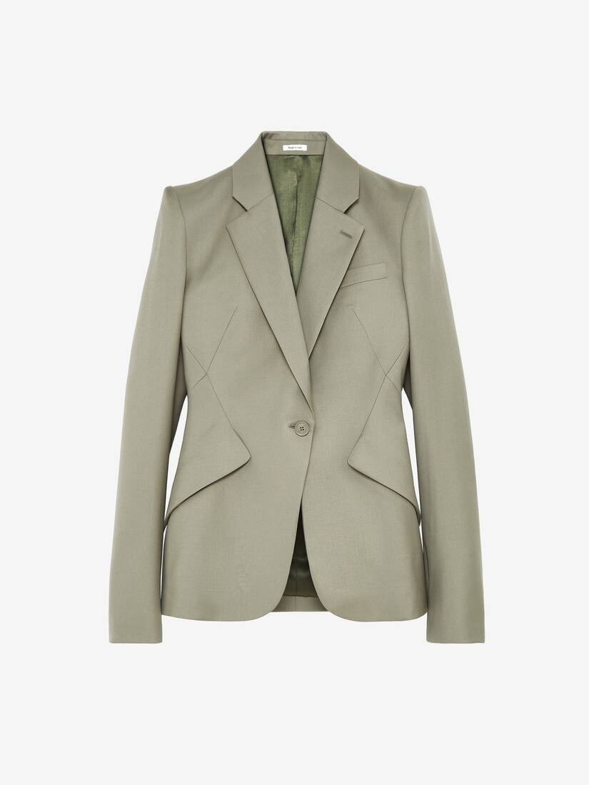 Wool Gabardine Single-breasted Jacket | Alexander McQueen - image 1