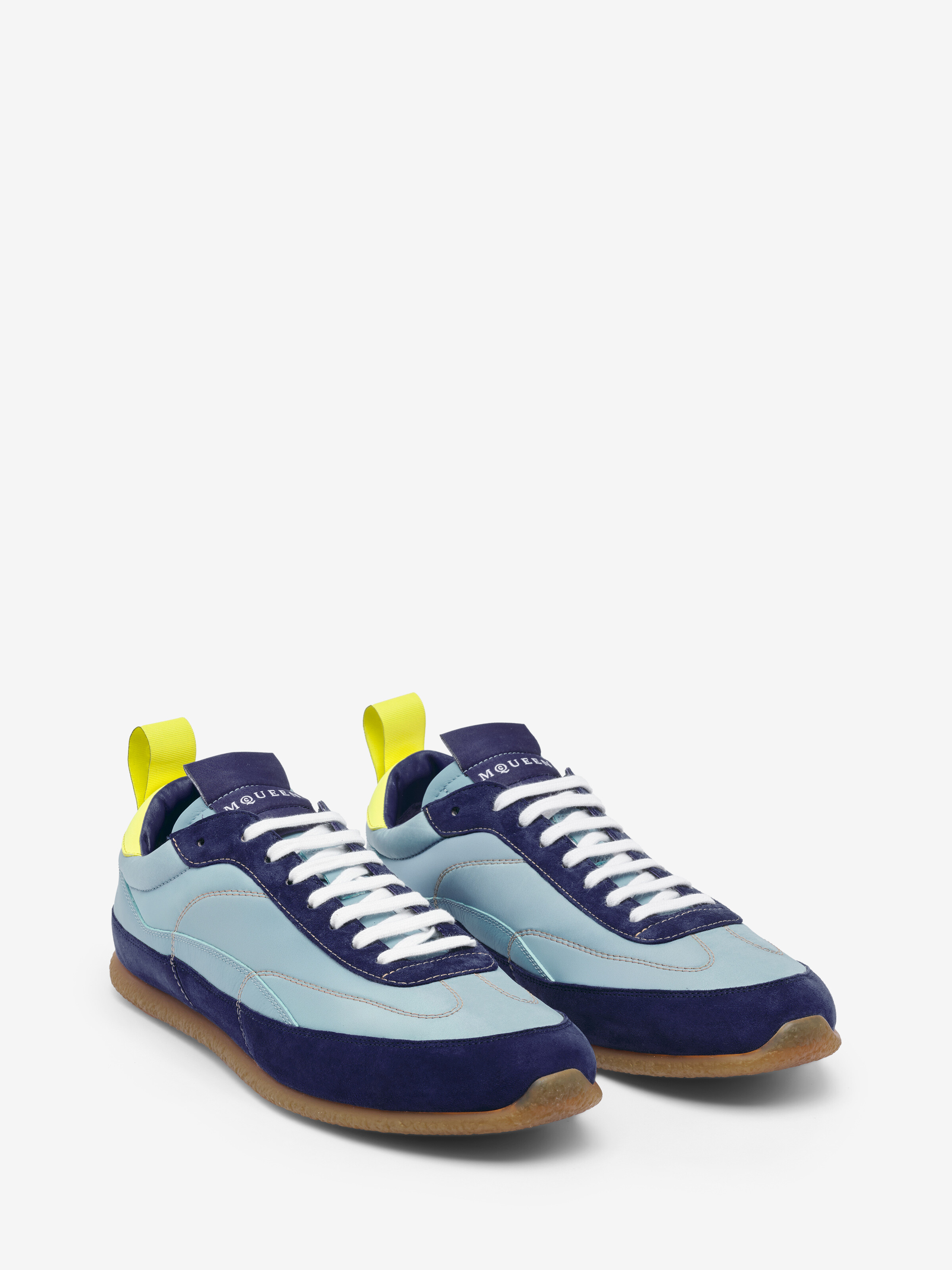 Sneaker EC1 da Donna in Blu in 100% Pelle di vitello | Alexander McQueen - image 2