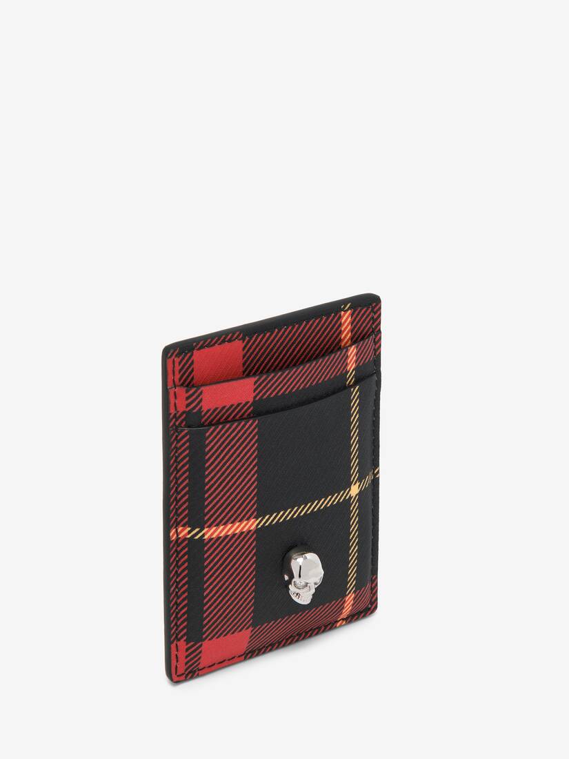 Tartan Magnetic Card Holder | Alexander McQueen - image 2