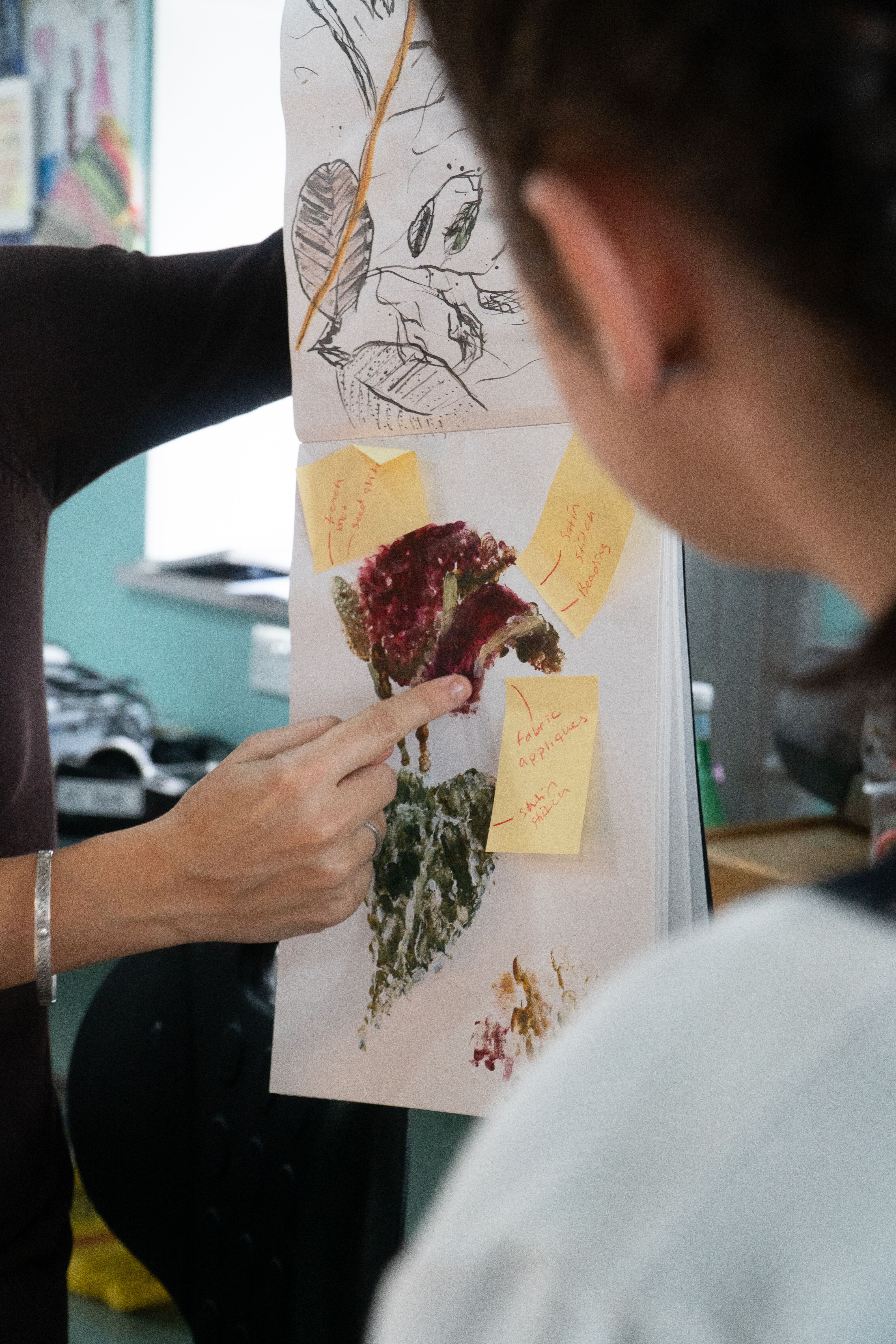 A Team Arts Education embroidery programme