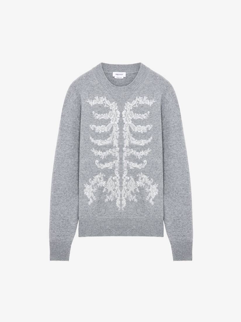 Pull à Broderie Lace Ribcage