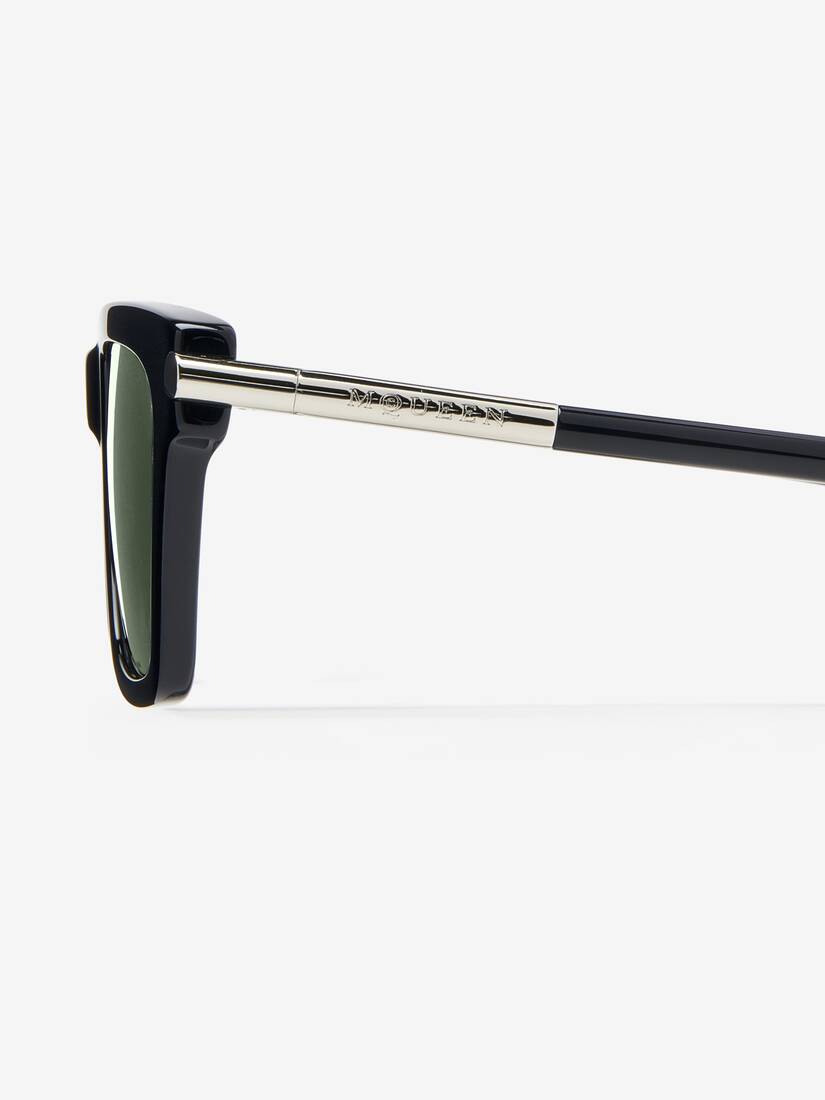 Lunettes de soleil carrées T-Bar | Alexander McQueen - image 5