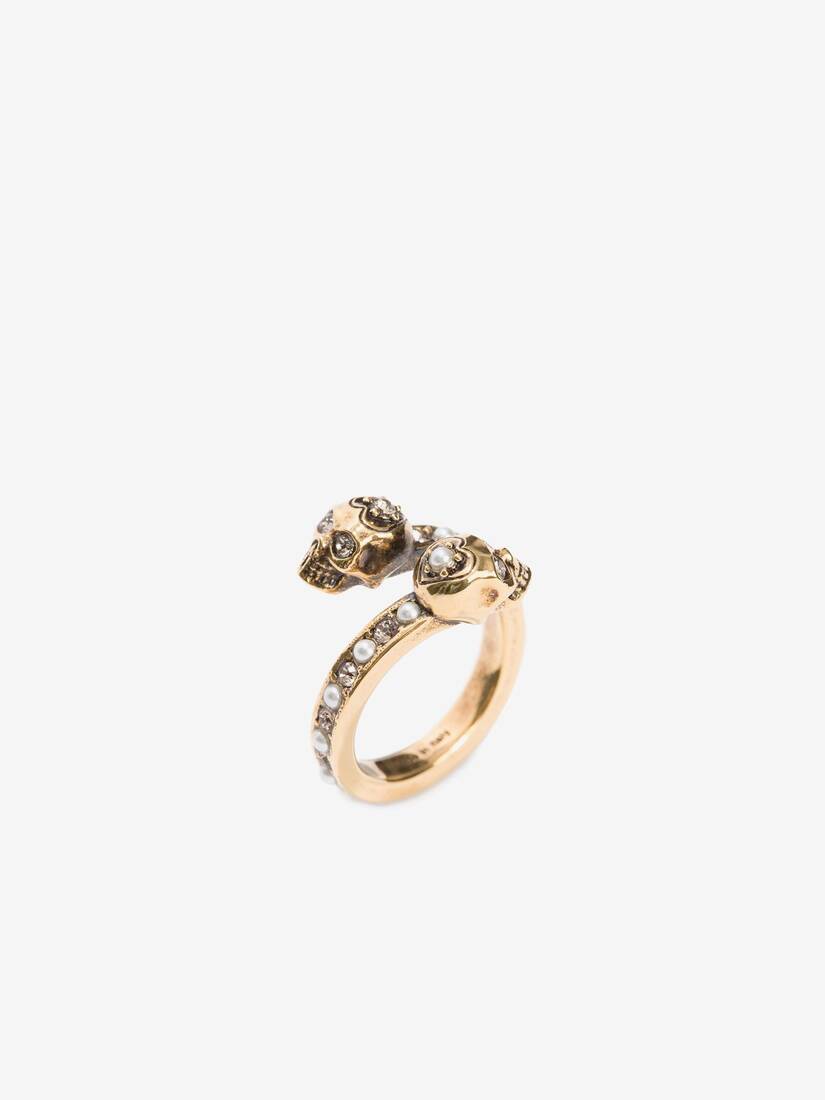 랩어라운드 스컬 링 | Alexander McQueen - image 2