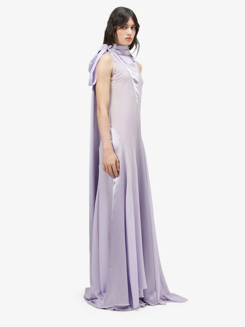 Shoulder Bow Evening Dress | Alexander McQueen - image 3