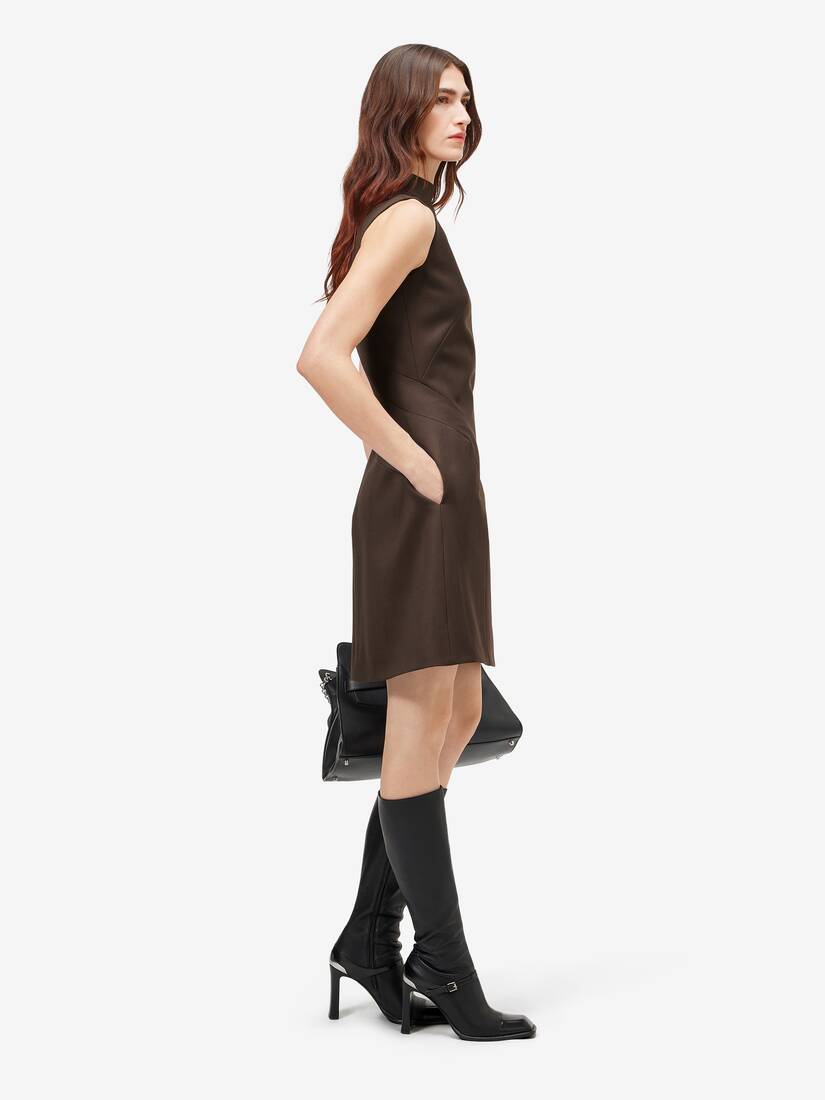 Wool Barathea Mini Dress | Alexander McQueen - image 3