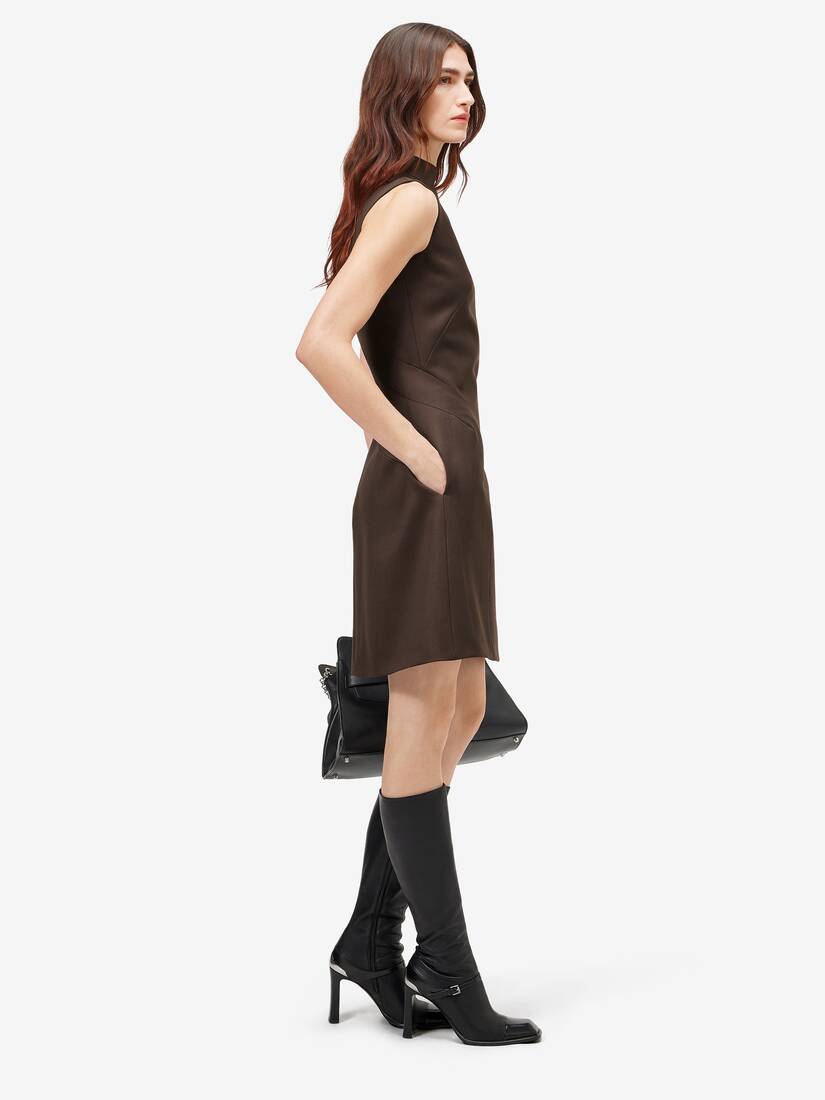 Wool Barathea Mini Dress | Alexander McQueen - image 3