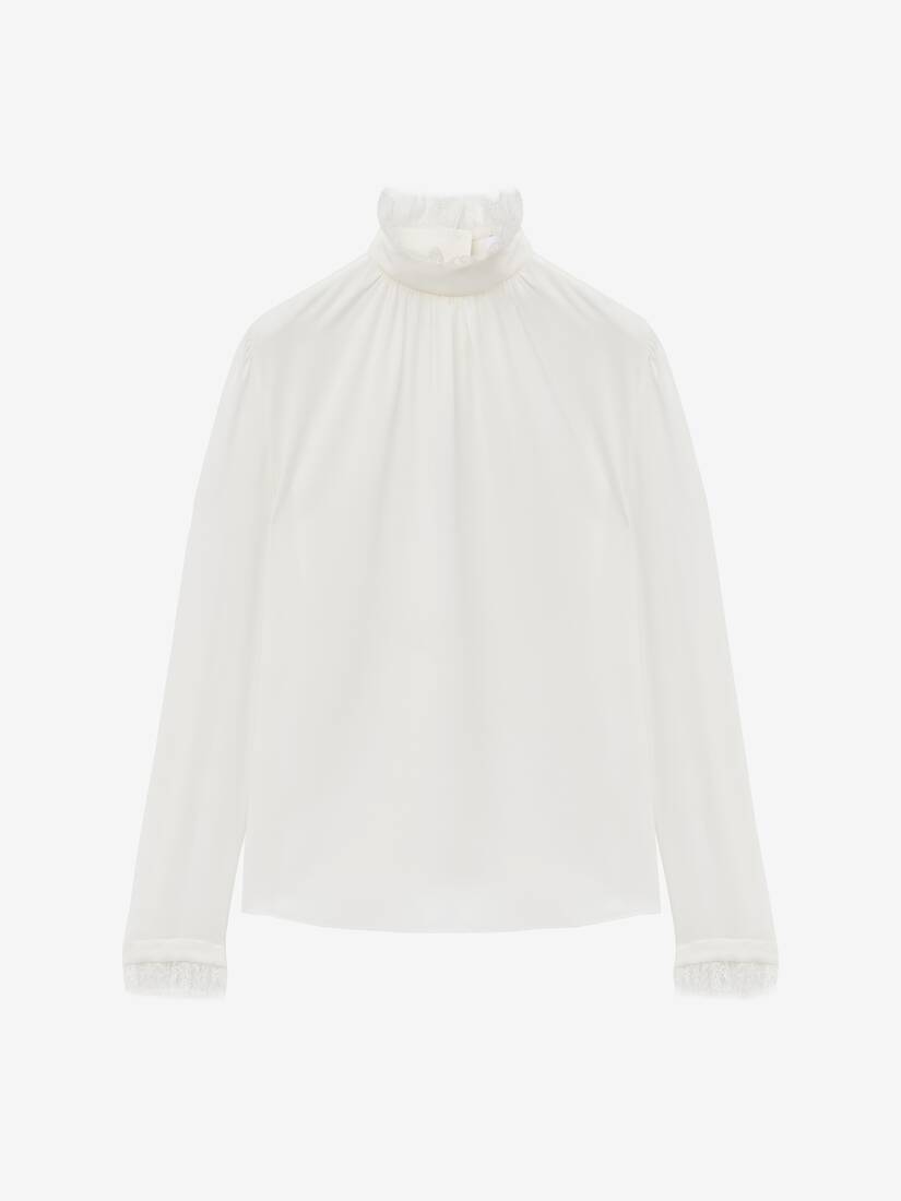 Lace Insert Top | Alexander McQueen - image 1
