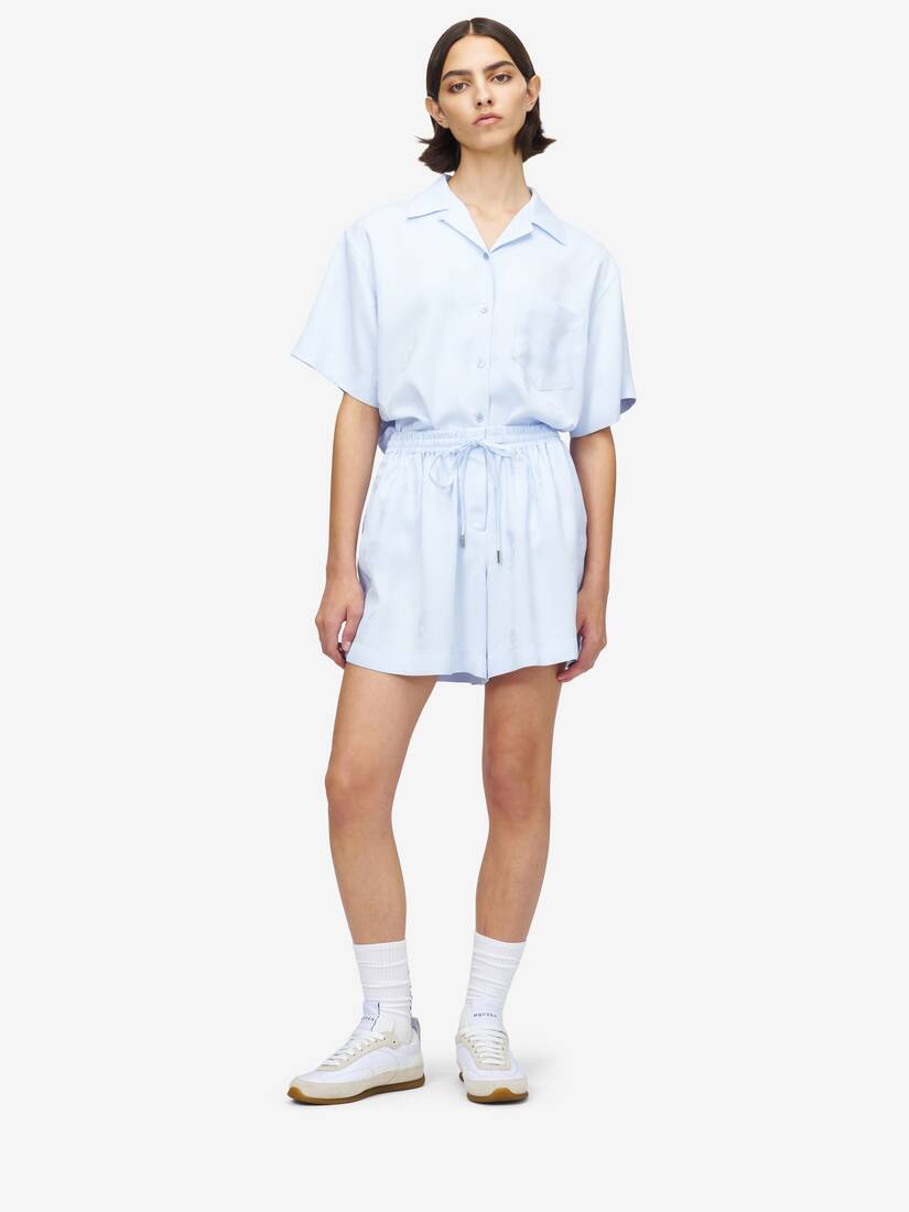 Short de pyjama en jacquard Skull | Alexander McQueen - image 2