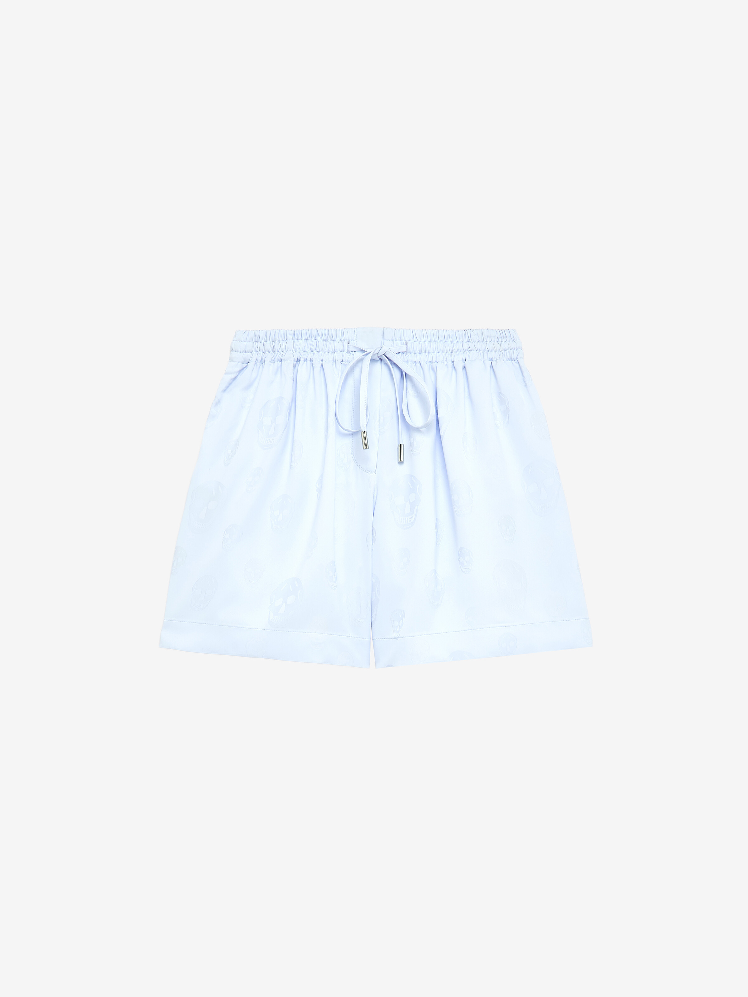 Skull提花睡衣式短裤 in 100% 粘胶纤维 | Alexander McQueen - image 2