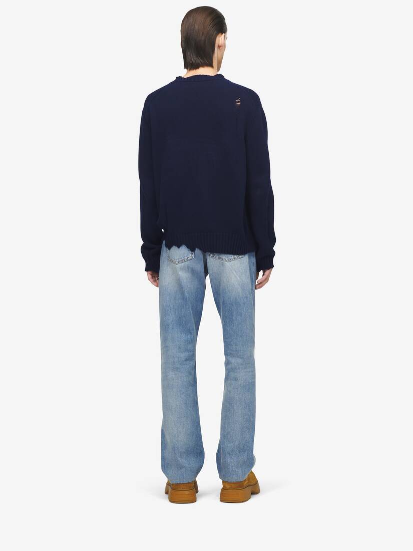 Distressed Skull Jumper | Alexander McQueen - image 5