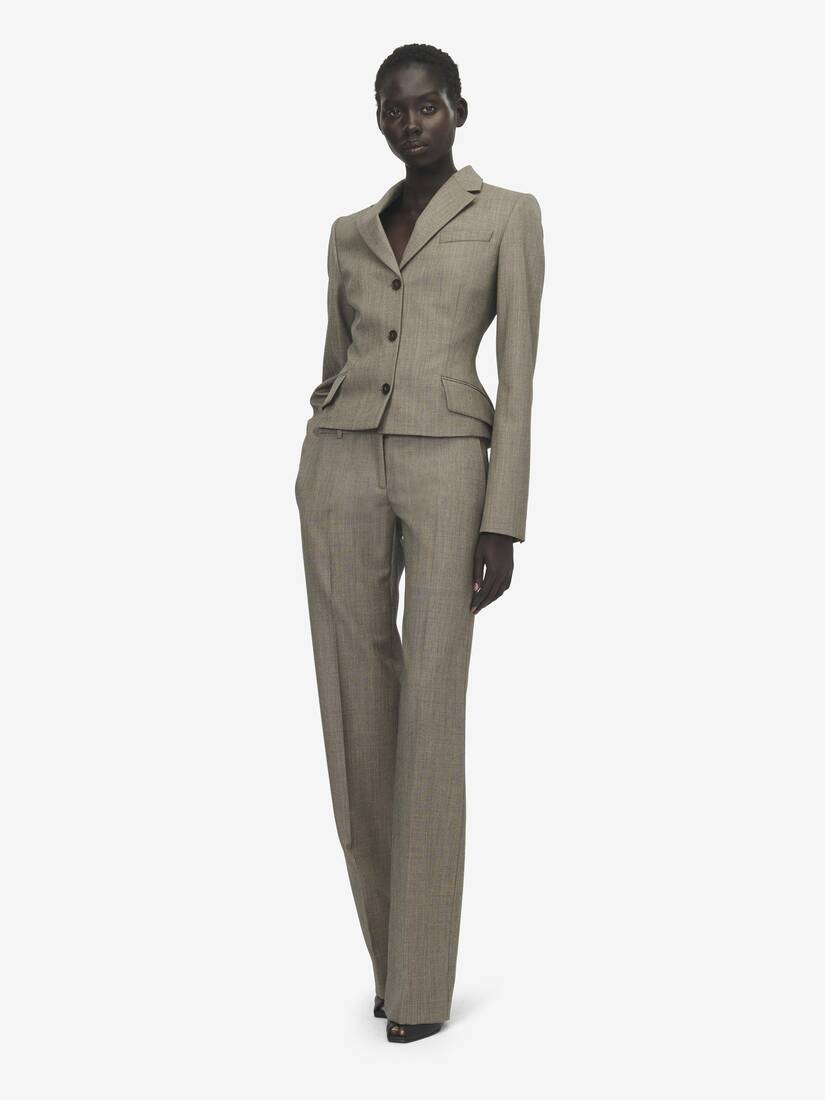 Straight Leg Bumster Trousers | Alexander McQueen - image 2