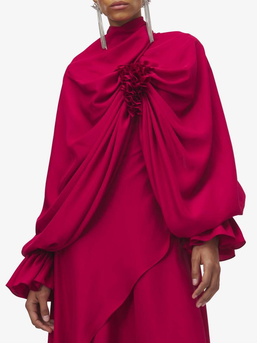 Draped Evening Dress