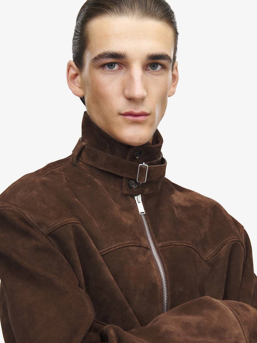 Suede Blouson