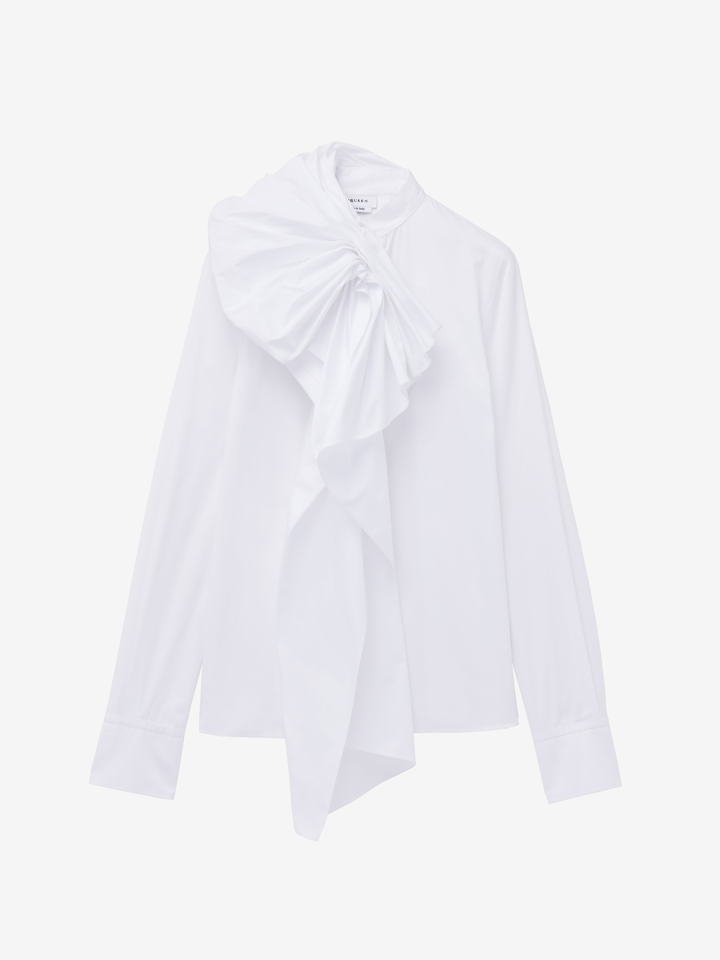 Ruffled Cotton Shirt