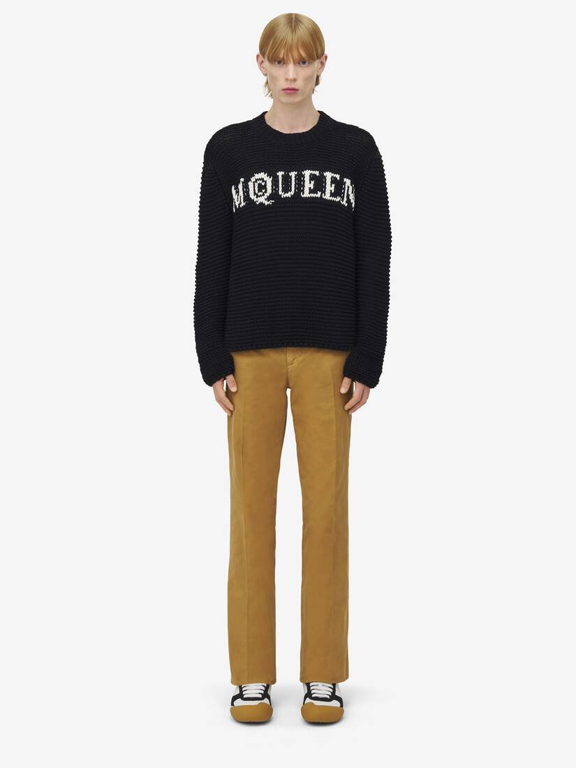 McQueen標誌紋理質感套頭衫 | Alexander McQueen - image 2