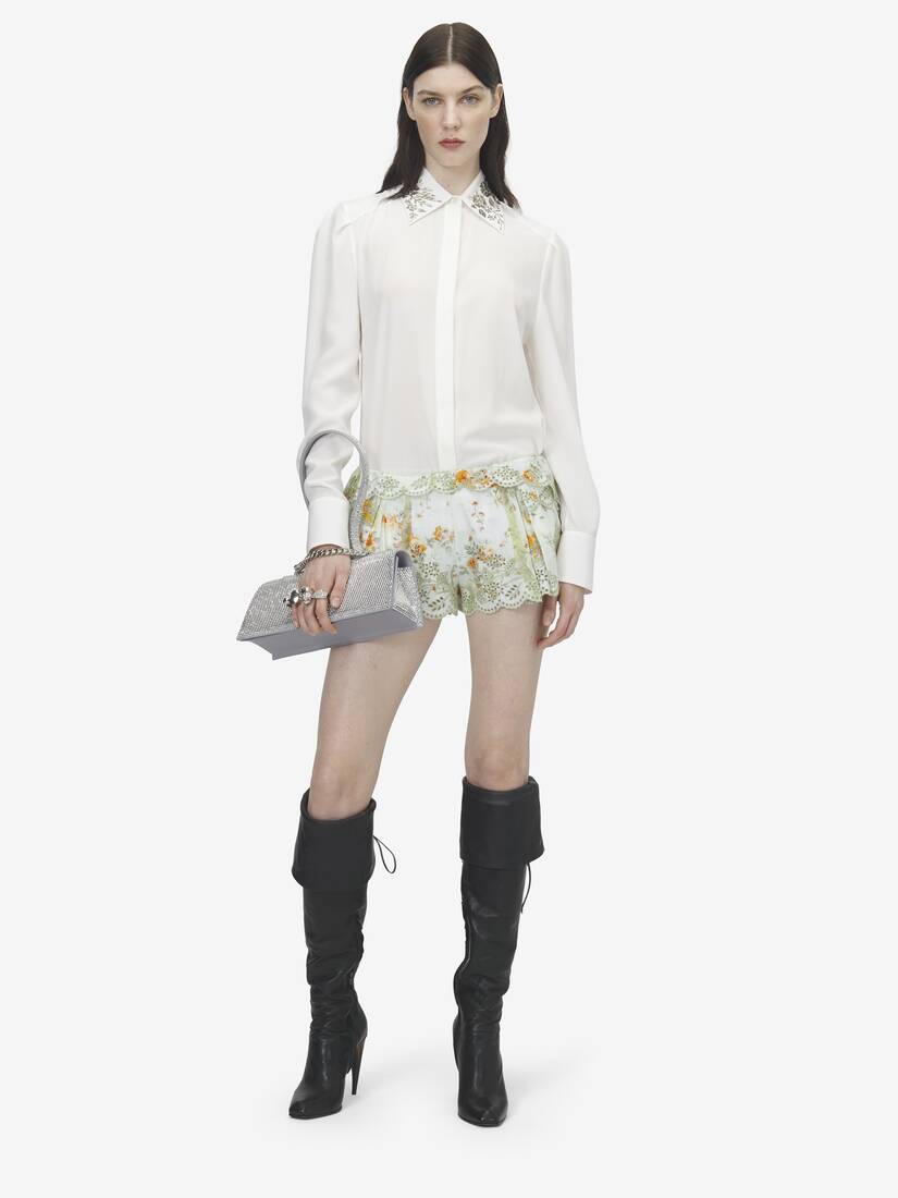 フローラル エンブロイダリー シャツ | Alexander McQueen - image 2