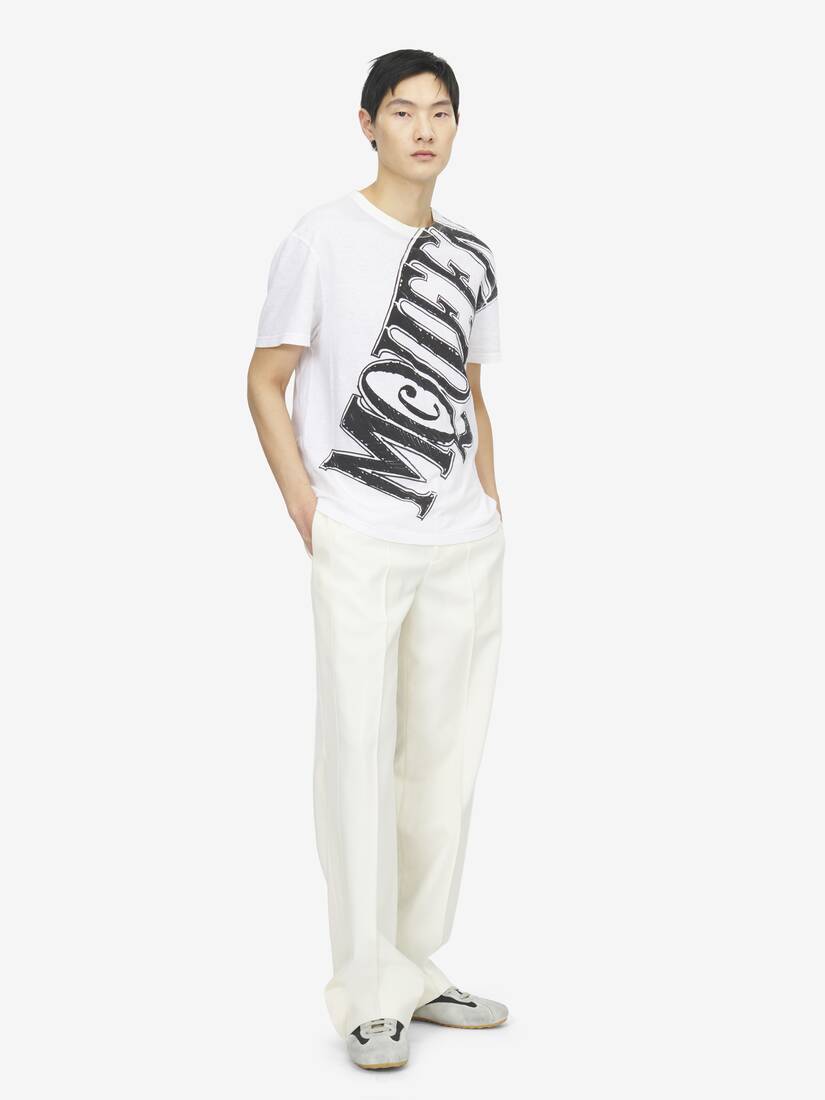 Sketch Logo Print T-shirt | Alexander McQueen - image 3