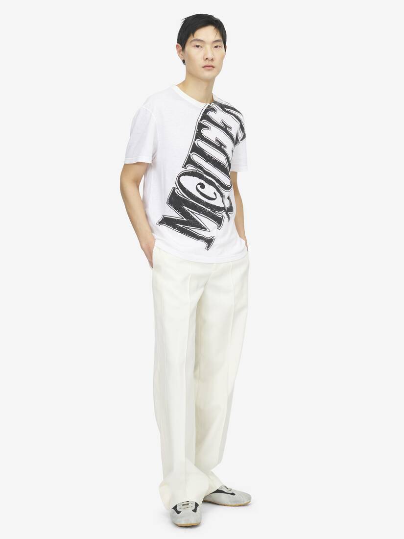 Sketch Logo Print T-shirt | Alexander McQueen - image 3